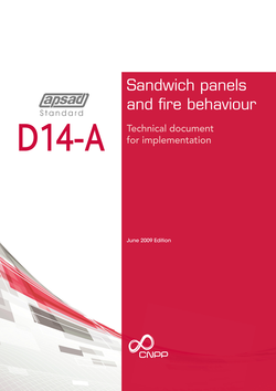 D14-A APSAD standard - Sandwich panels and fire behaviour [English edition]